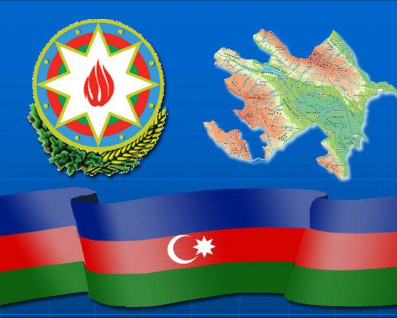флаг герб азербайджана